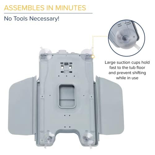 Drive Medical Drive Medical 477150312 Whisper Bath Lift Chair, Blue