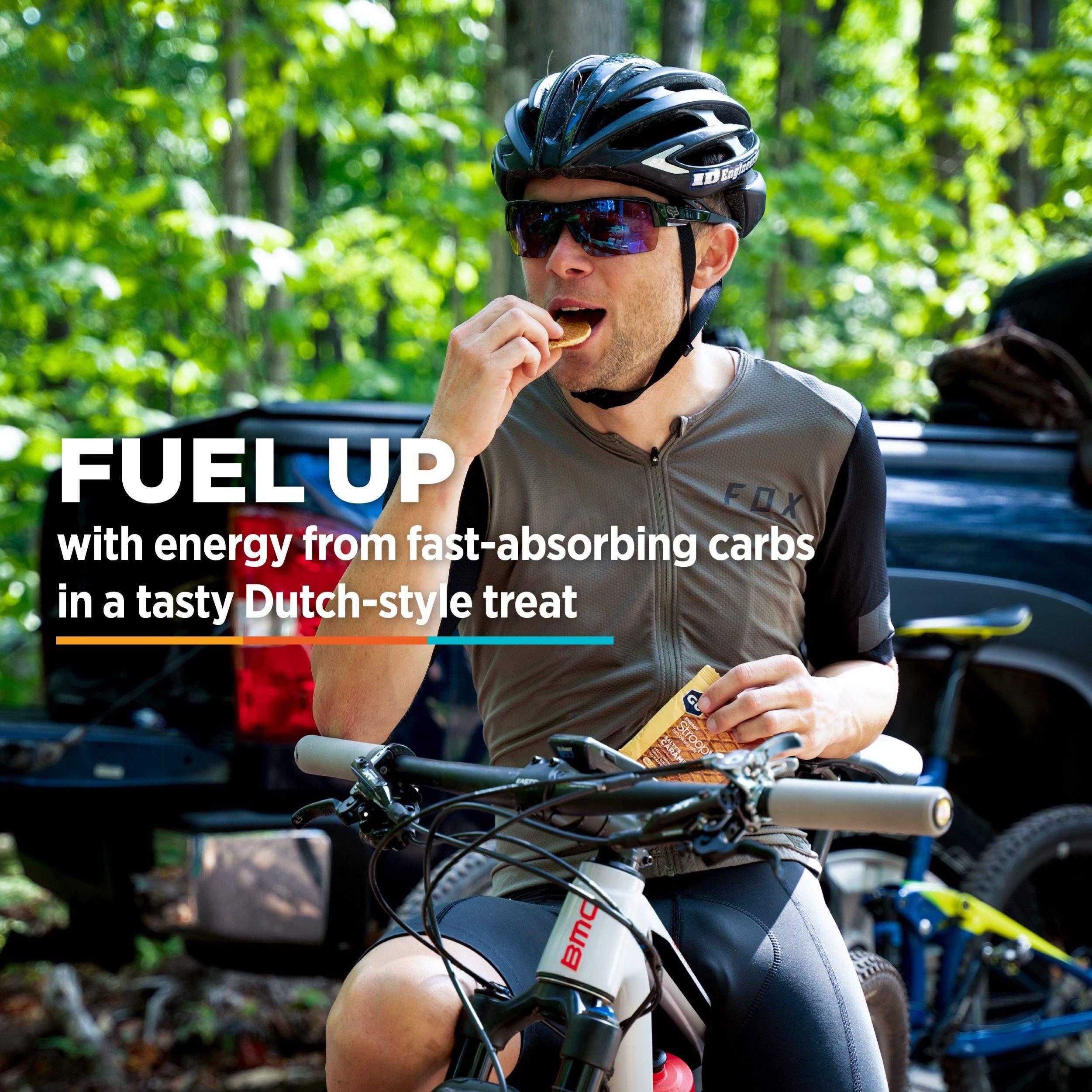 GU Energy GU Energy Stroopwafel Salted Chocolate Sports Nutrition Waffle, Caffeine-Free, Gluten-Free, and Kosher dairy, On-the-Go Energy for Any Workout, 16 Count