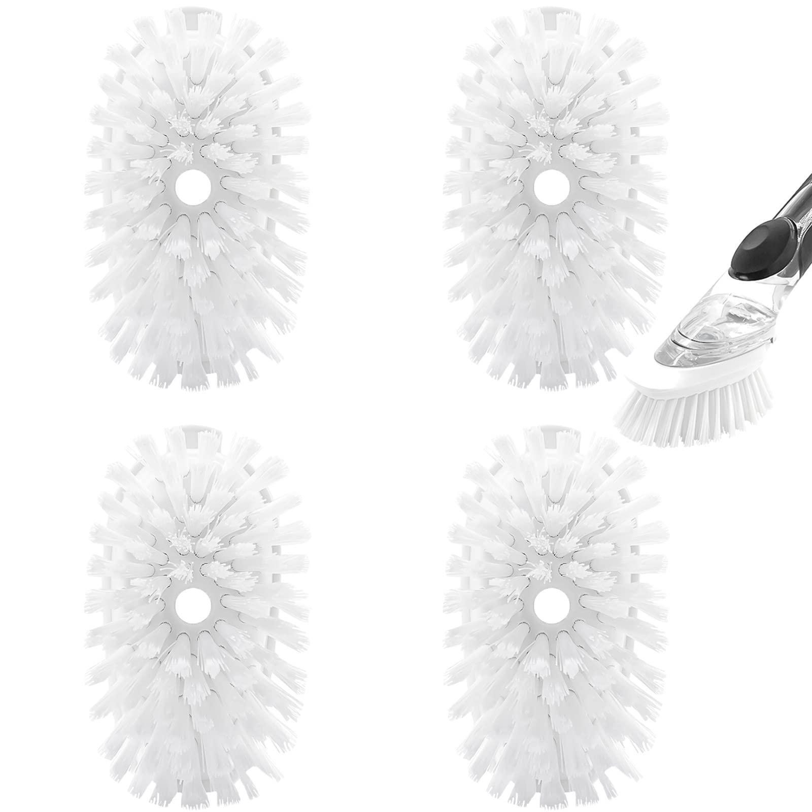 Shadowgallery 4 Pack Brush Refills for OXO Dish Brush(Grey)/(White)