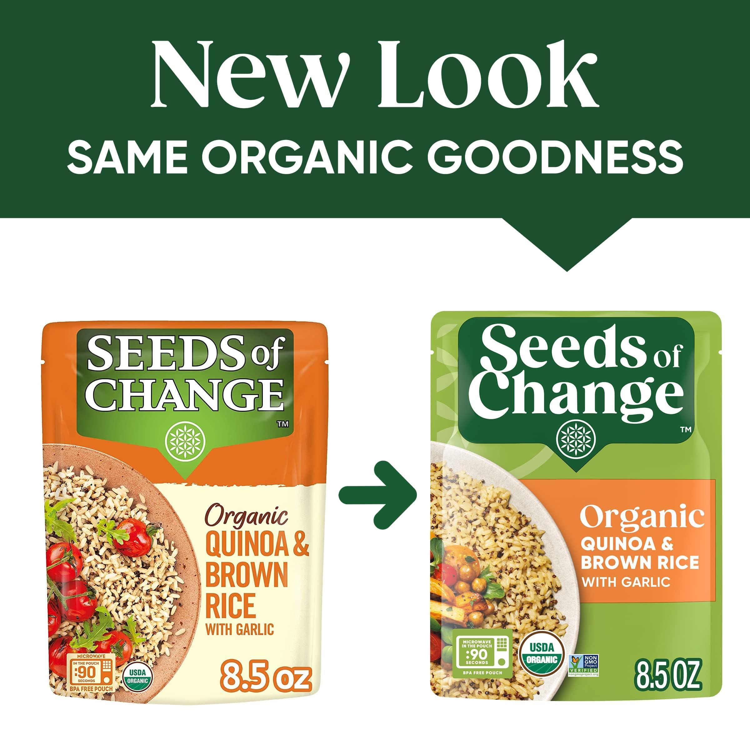 SEEDS OF CHANGE SEEDS OF CHANGE Organic Quinoa & Brown Rice 8.5 Ounce (Pack of 12)