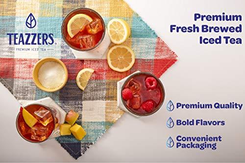 Teazzers Teazzers Premium All-Natural Green Tea Bags, Large 1-Gallon Iced Tea Brew, Commercial Size Tea Filters, Bulk 96 Pack, 1 oz. Great for Foodservice Ice Tea Brewers, Unsweetened