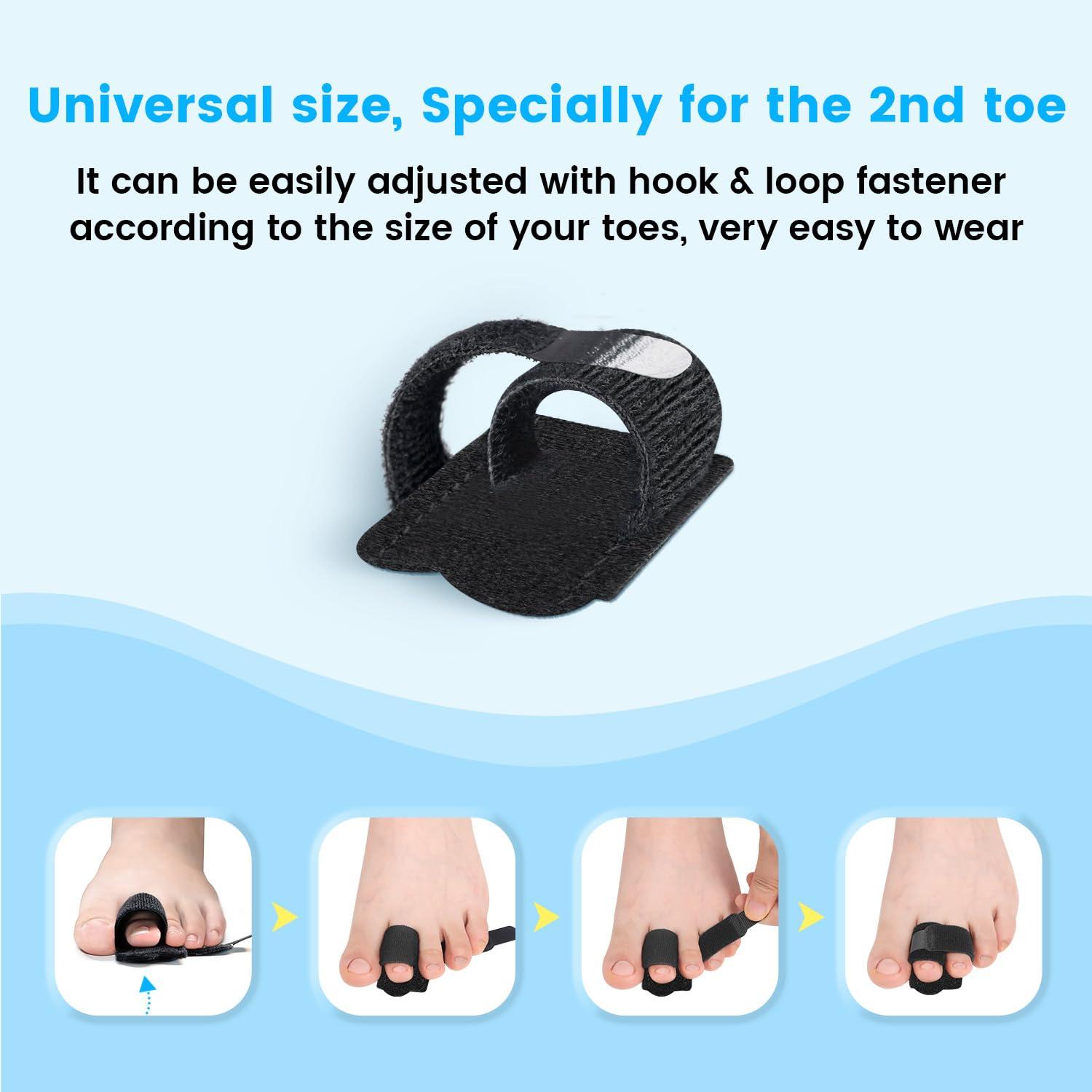 Pozpo Tech Hammer Toe Straightener Corrector Wrap for Women & Men, Hammer Toe Splint Support - 1 in package