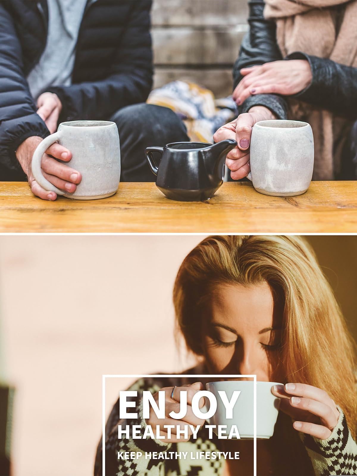 HYNTMYT HYNTMYT Chamomile & Lavender Tea, Blend of Chamomile, Lavender, and Lemon Balm, Soothing & Aromatic, Caffeine Free, 120 Count