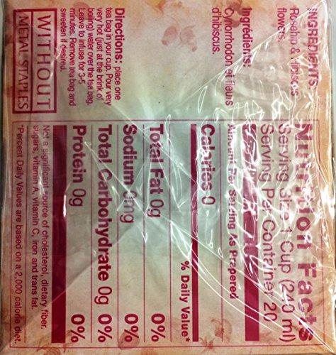 Wissotzky Tea Wissotzky Tea Rosehip & Hibiscus Caffeine Free 2.11 Oz. Pack Of 3.