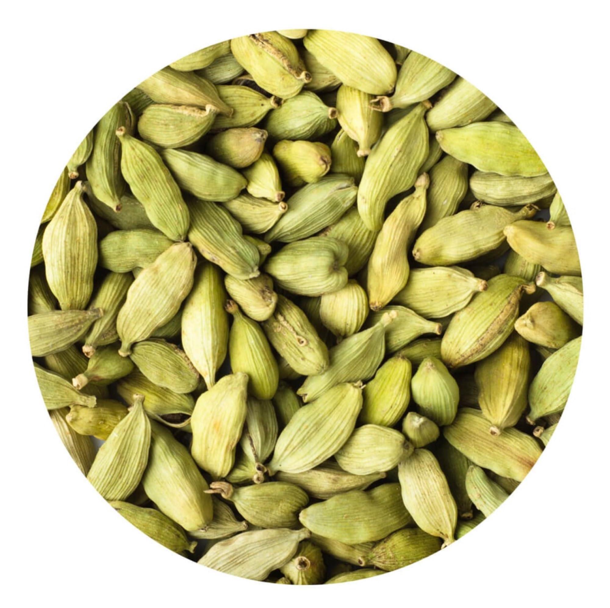 Snow Hill Snow Hill Organic Green Whole Cardamom (Disambiguation) Small Nepali Sukumel Cardamom Elaichi, Organic Flavor Aromatic Herbs Spices - Harvested In Mt. Everest Country Nepal