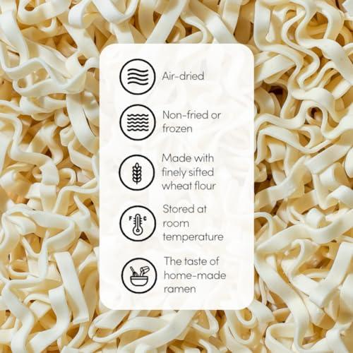 A-SHA A-Sha Healthy Asian Instant Noodles with Sauce Pack | Best Sellers Variety Bundle | Vegan, Air Dried, High Protein | Great For Ramen, Stir Fry, Wok | 4 Flavors, 19 Packs