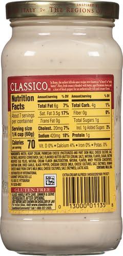 CLASSICO Classico Extra Creamy Alfredo Pasta Sauce (15 oz Jar)