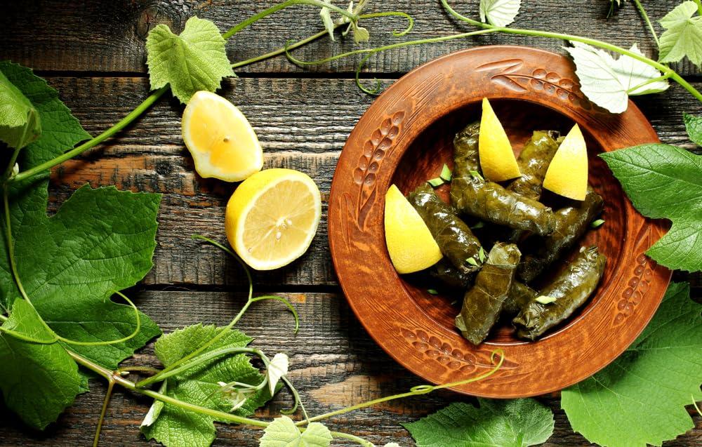 Sanniti Sanniti Dolmas Stuffed Grape Leaves | Ready to Eat | Easy Peel Open Can, 9.8 oz (Pack of 4)