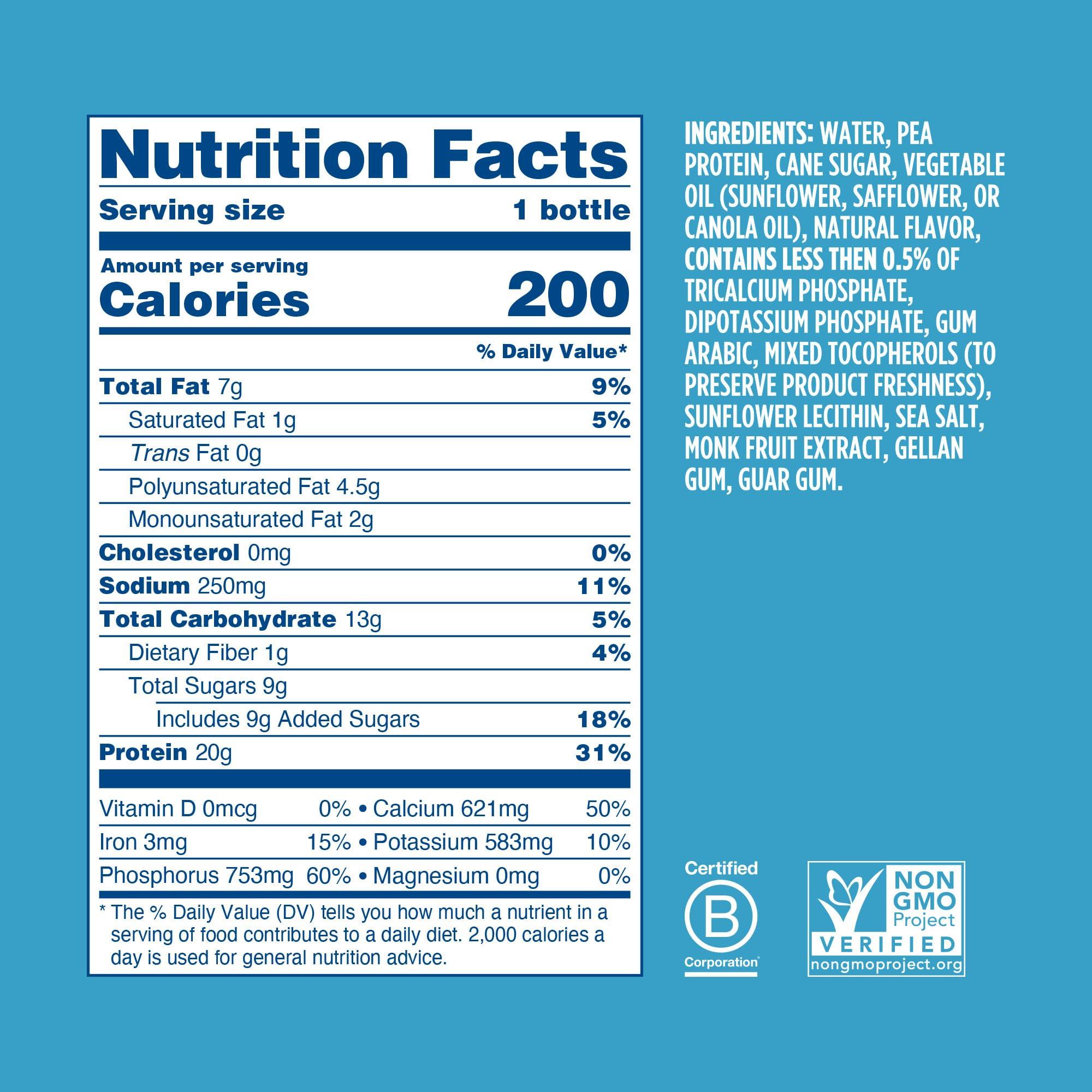 Ripple Ripple Vegan Protein Shake, Chocolate 12 Fl Oz (12 Pack) & Vanilla (12 Pack) & Coffee (12 Pack) | 36 Pack