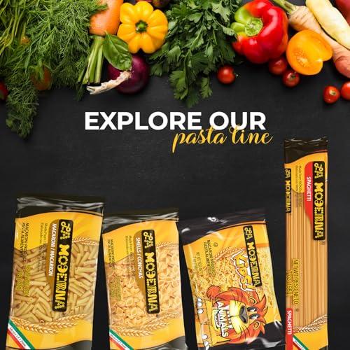 La Moderna LA MODERNA, Coditos, Pasta, Hecha con Smola de Trigo Durum, Enriquecida con Vitaminas y Hierro, 7 oz, Pack de 20