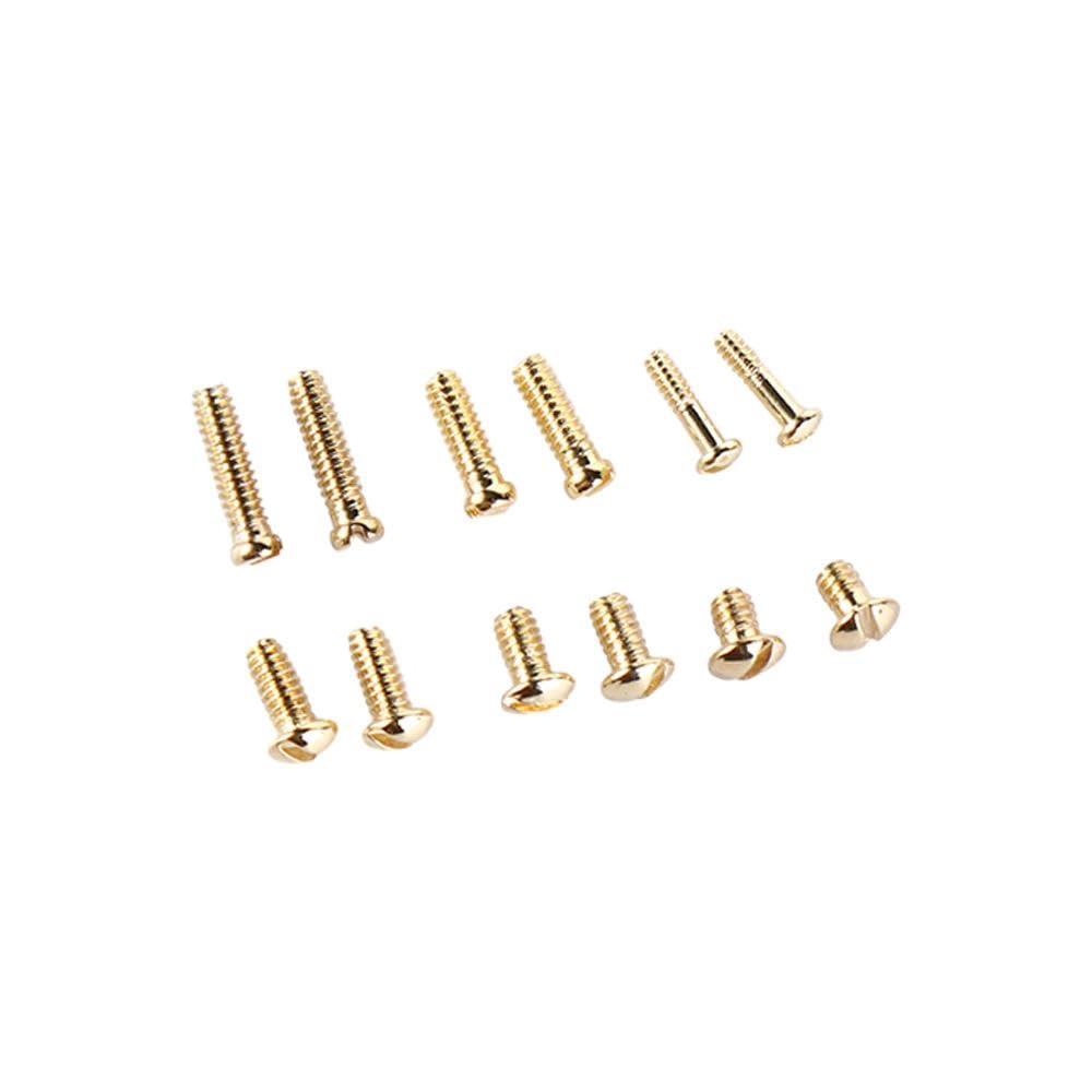 Generic Glasses Repair Kit, Sunglass Repair Tool Mini Mixed Glasses Screws with Tweezers Watch Tiny Screws Screwdriver Assorted Kit(Gold Cross Screws)