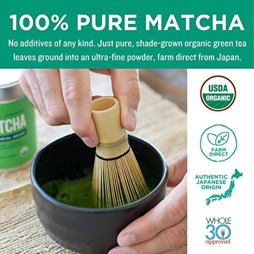 Jade Leaf Matcha Jade Leaf Culinary + Ceremonial Matcha Bundle - Organic Matcha Green Tea Powder Culinary Pouch (30g) and Ceremonial Tin (30g)