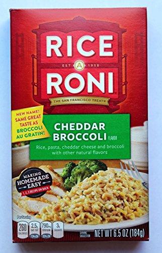 Rice-A-Roni Rice A Roni, Cheddar Broccoli, 6.5oz Box (Pack of 6)