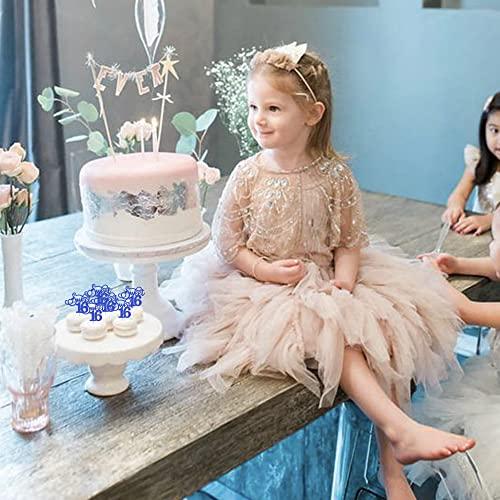 Rsstarxi Rsstarxi 30 Pack Sweet 16 Cupcake Toppers Glitter Love Heart Cheers to 16 Cupcake Picks for 16th Birthday Wedding Anniversary Party Cake Decorations Supplies Deep Blue