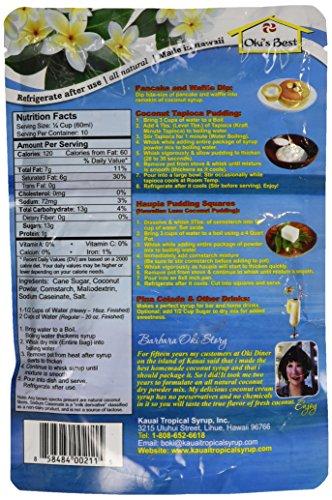 Kauai Tropical Syrup, Inc Kauai Tropical Syrup, Inc Hawaiian Coconut Syrup and Delights, 8.0 Ounce