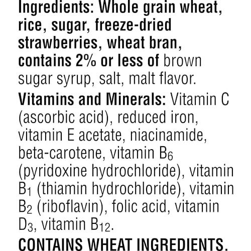 Special K Kelloggs Special K Breakfast Cereal, 11 Vitamins and Minerals, Made with Real Strawberries, Red Berries, 4.4lb Case (6 Boxes)