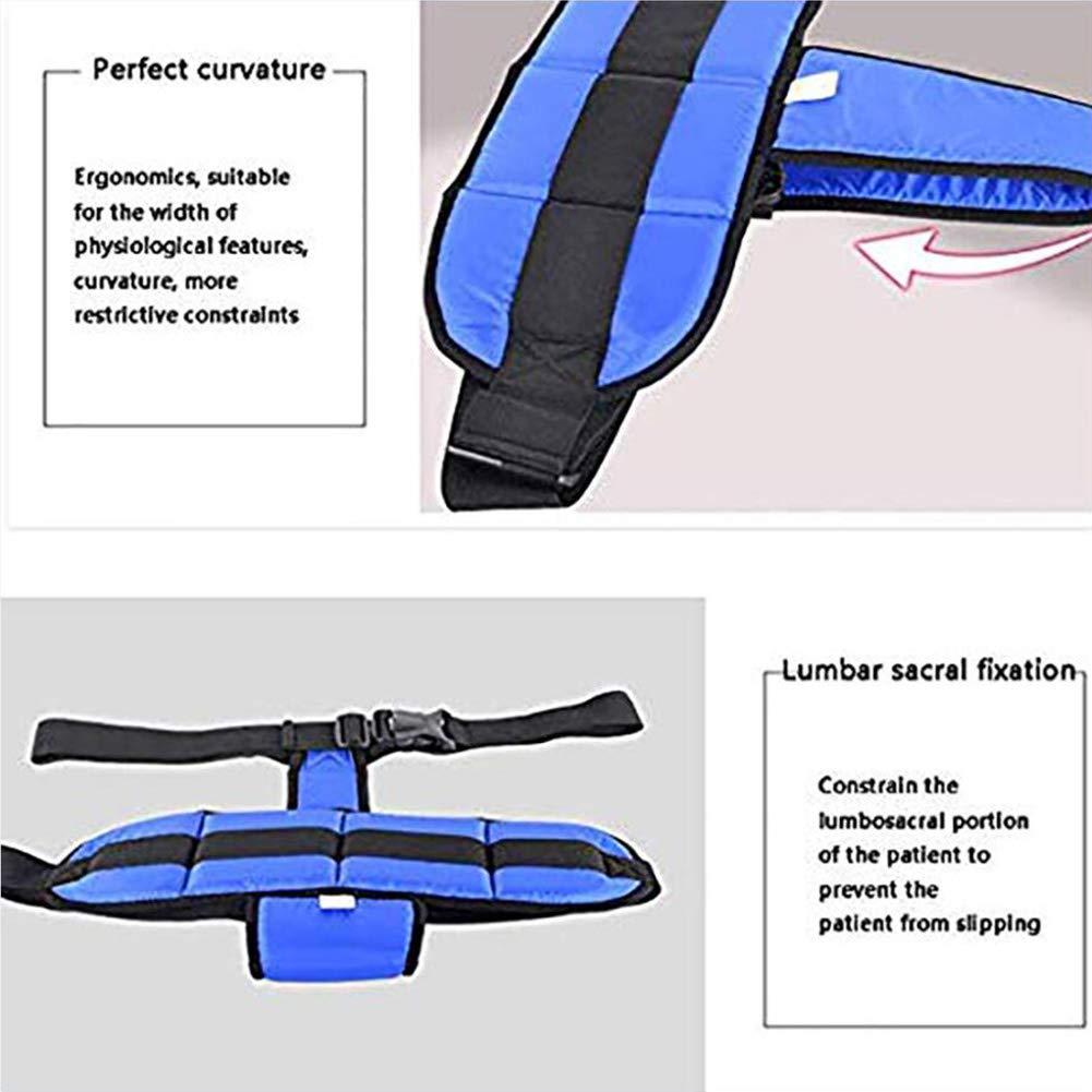 jehdfbvssjcbcsvfd Wheelchair Belt Restraint Pelvic Support - Adjustable Medical Restraints Straps Patients Cares Safety Harness Chair Waist Anti-Slip Positioning Band