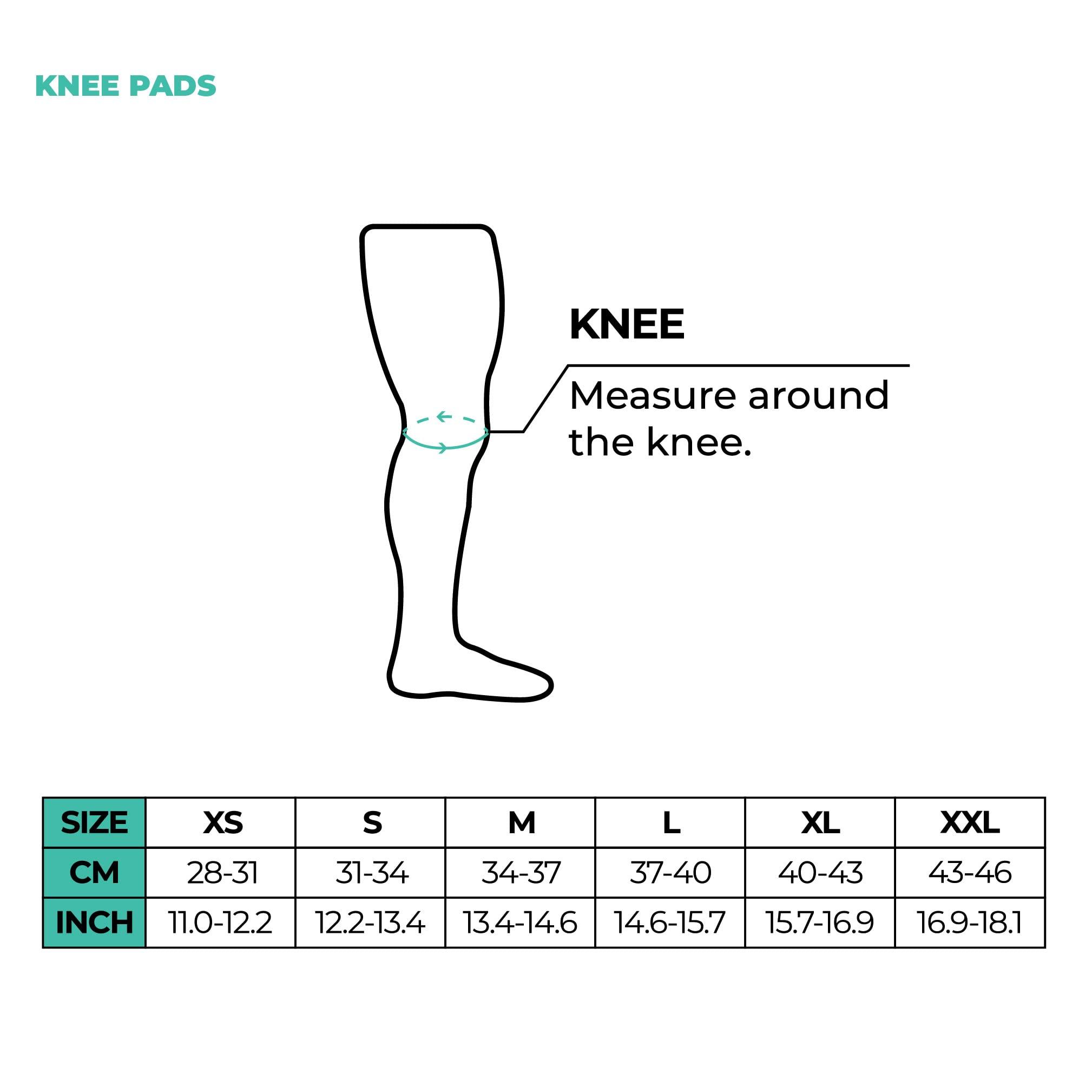 Gamepatch Gamepatch Knee Pads | Compression Sleeve Joint Protection | Shock Absorbing Technology | Men Women Kids, White, Size S