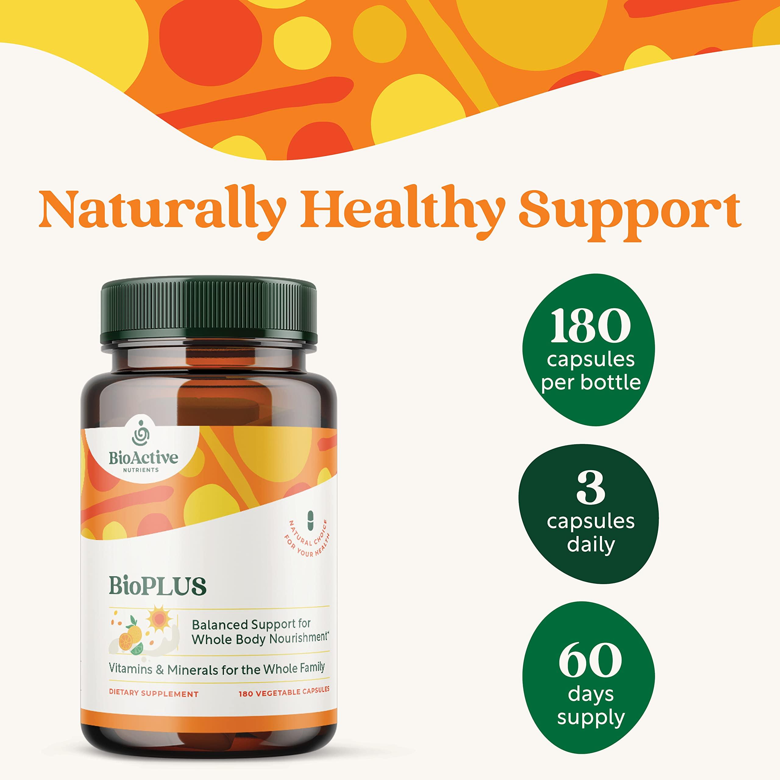 BIOACTIVE NUTRIENTS BIOACTIVE NUTRIENTS BioPlus Multivitamin Multimineral - Support Overall Health* - 180 Capsules