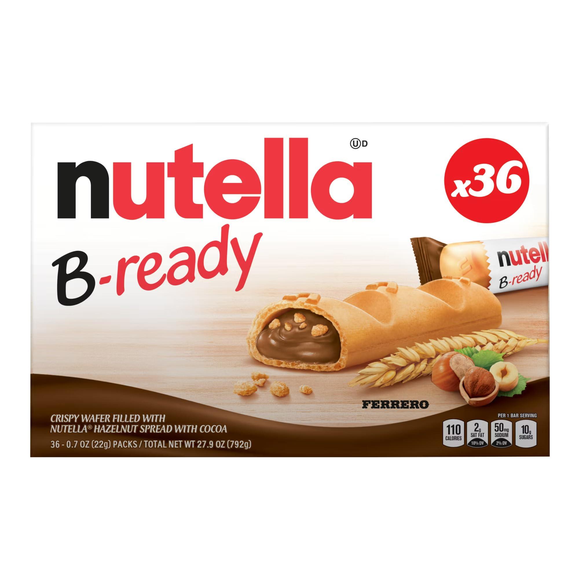 Ferrero Nutella B-Ready, 36 ct,1.74 lbs