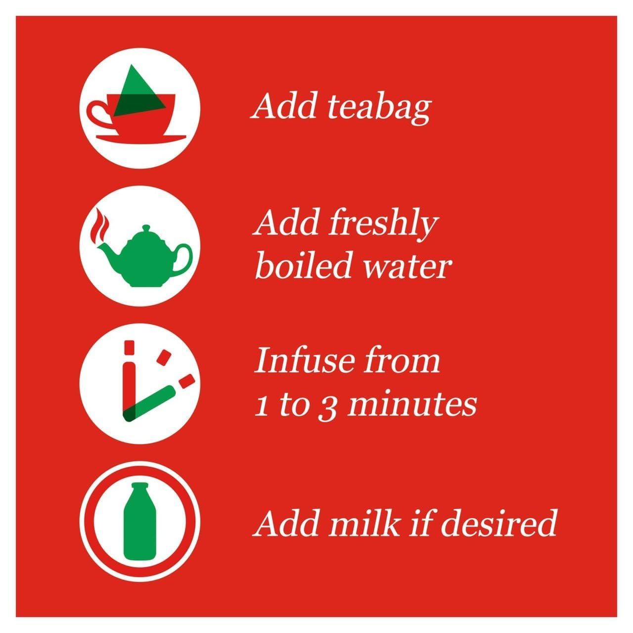 PG Tips PG Tips Black Tea Non-Pyramid Tea Bags - 240 Count (Pack of 2)