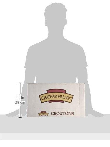 Chatham Village Chatham Village Large Cut Garlic & Butter Croutons, 5-Ounce Bags (Pack of 12)