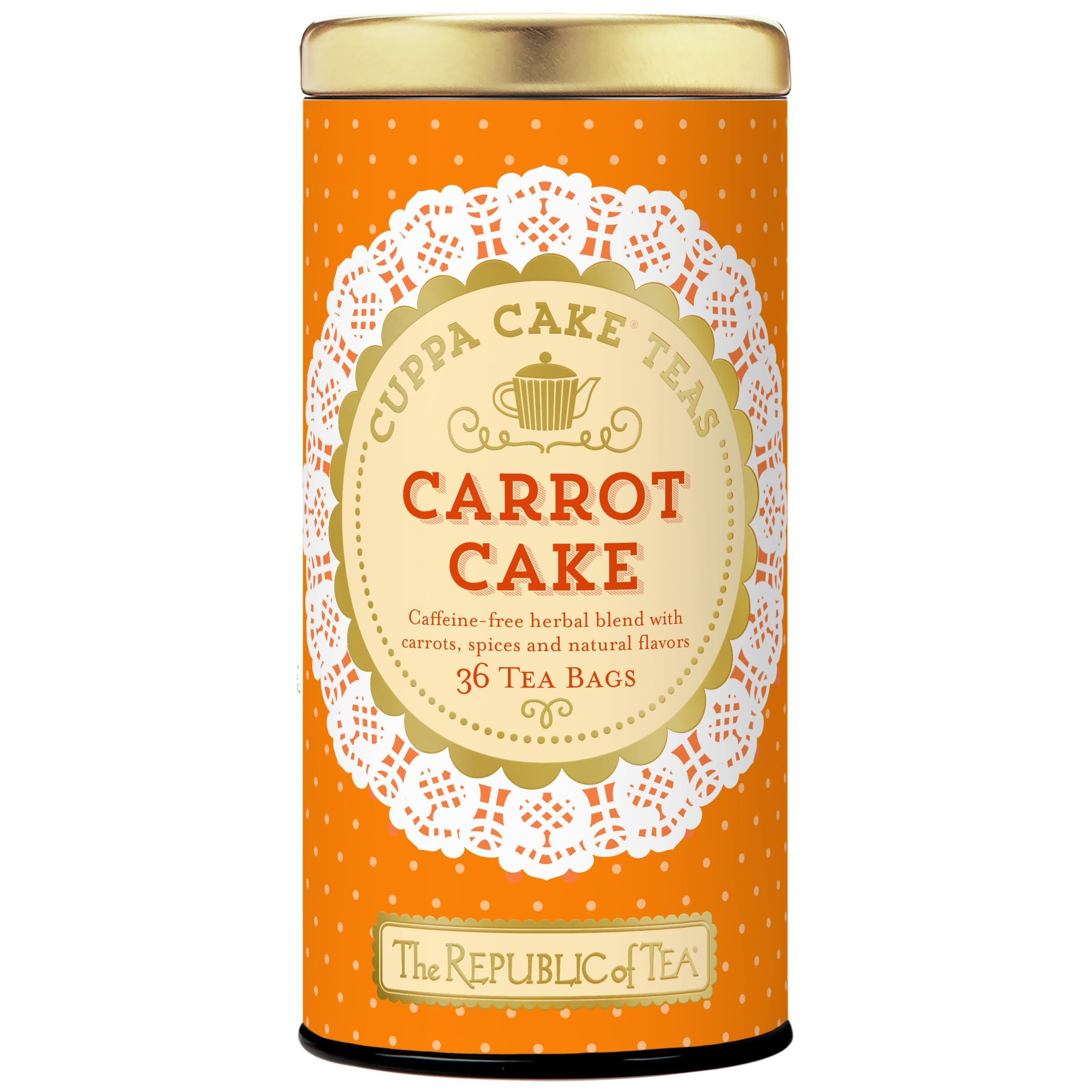 The Republic of Tea The Republic of Tea — Carrot Cake Cuppa Cake Tea, 36 Tea Bags, Caffeine-Free