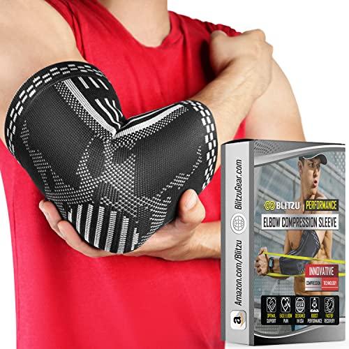 Elbow Brace for Tendonitis and Tennis Elbow. Elbow Compression Sleeve