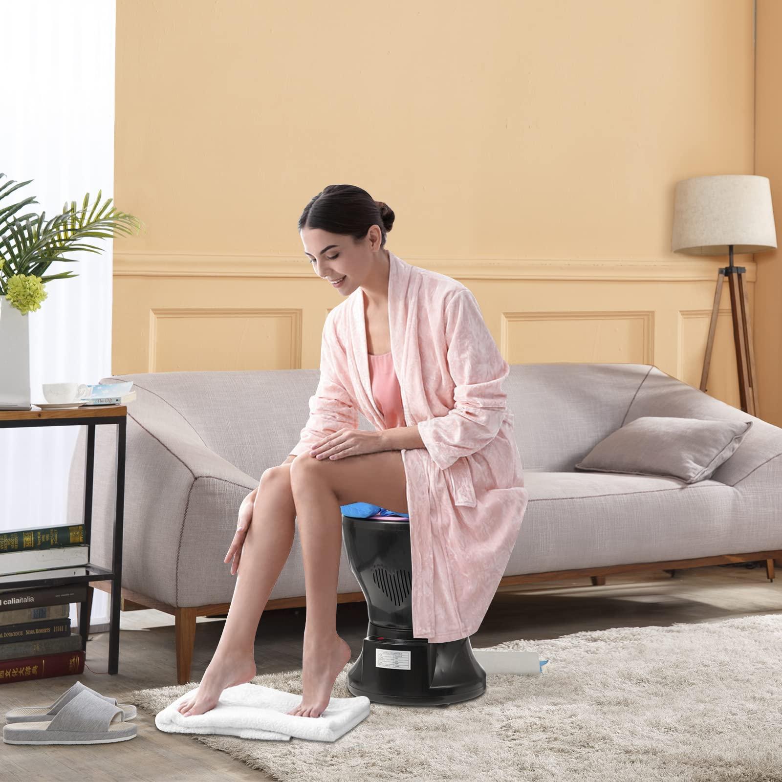 EXJIOTA EXJIOTA Yoni Steam Seat, Yoni Steam kit with Yoni steaming pot & Steaming Herbs (20 Steams) & U Cushion, V Steam at Home Kit Uses for Women PH Balance, Cleansing, Postpartum care, Menstrual Support