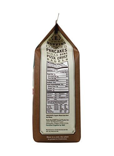 Bob's Red Mill Bob's Red Mill Organic Whole Wheat Flour, 5 lb (Pack of 4)