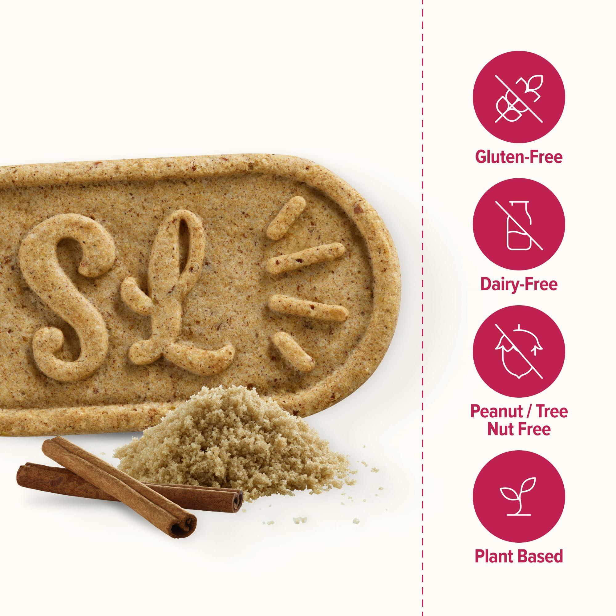 Sweet Loren\'s Sweet Loren\'s Vegan Breakfast Biscuits | Cinnamon Sugar | 4g Protein, 19g Whole Grains | Plant Based, Gluten Free, Dairy Free, Nut Free Snacks | 3 Pack (15 Total Biscuits, 1.6 ounce each)