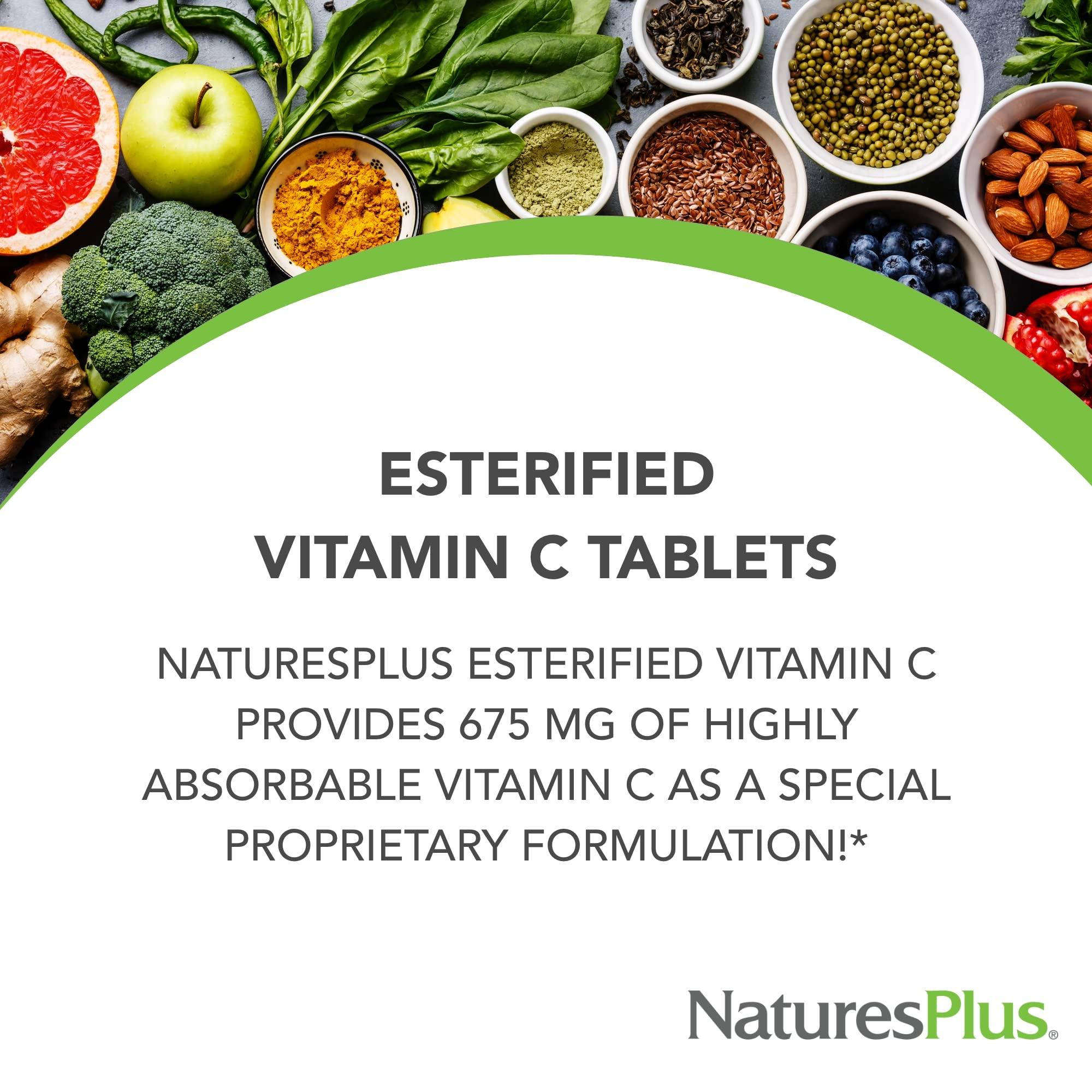 Nature's Plus Esterified Vitamin C, 675 mg, 90 Tablets, NaturesPlus