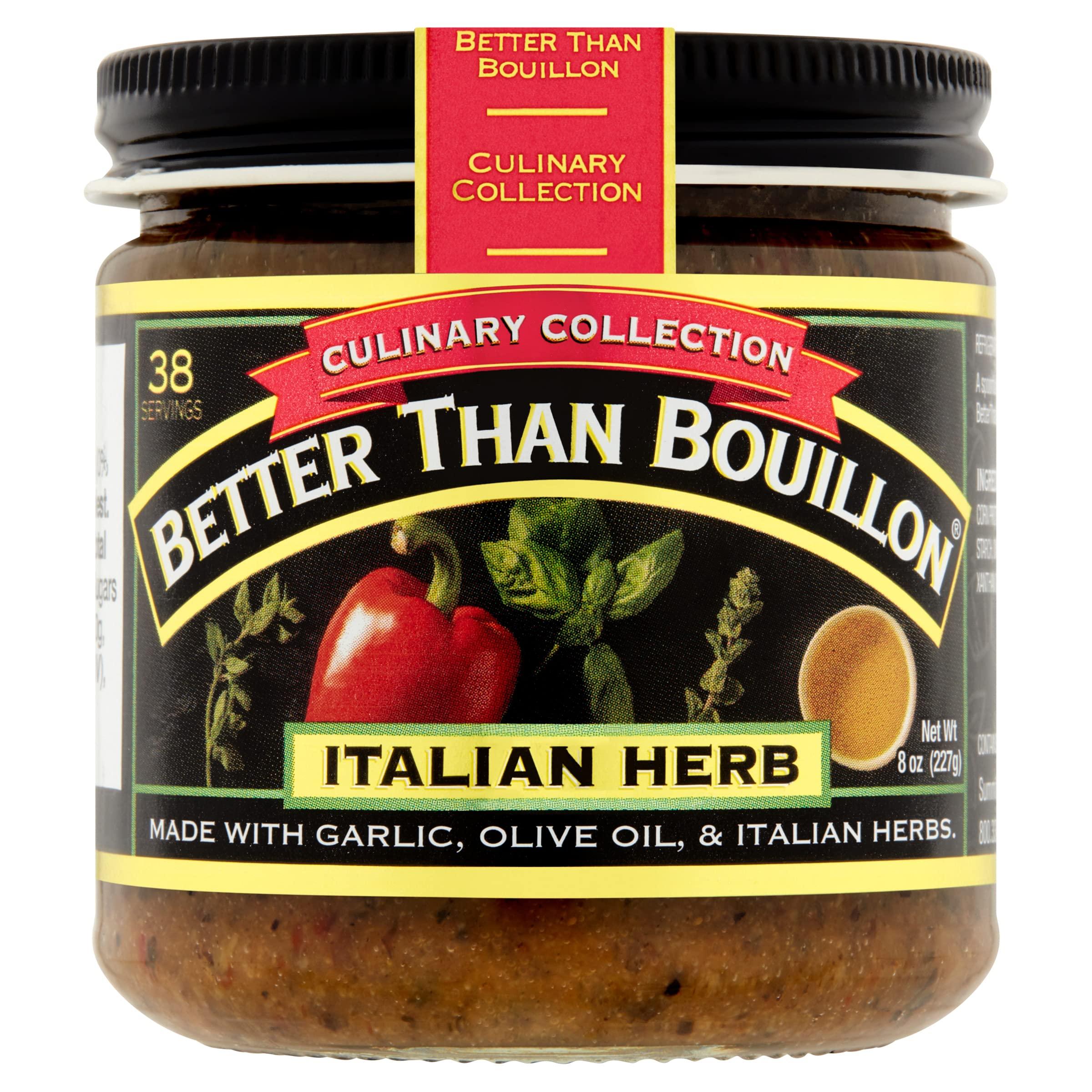 Better Than Bouillon Better Than Bouillon Culinary Collection Base, Italian Herb Base, Contains 38 Servings Per Jar, 8-Ounce Glass Jar (Pack of 1)