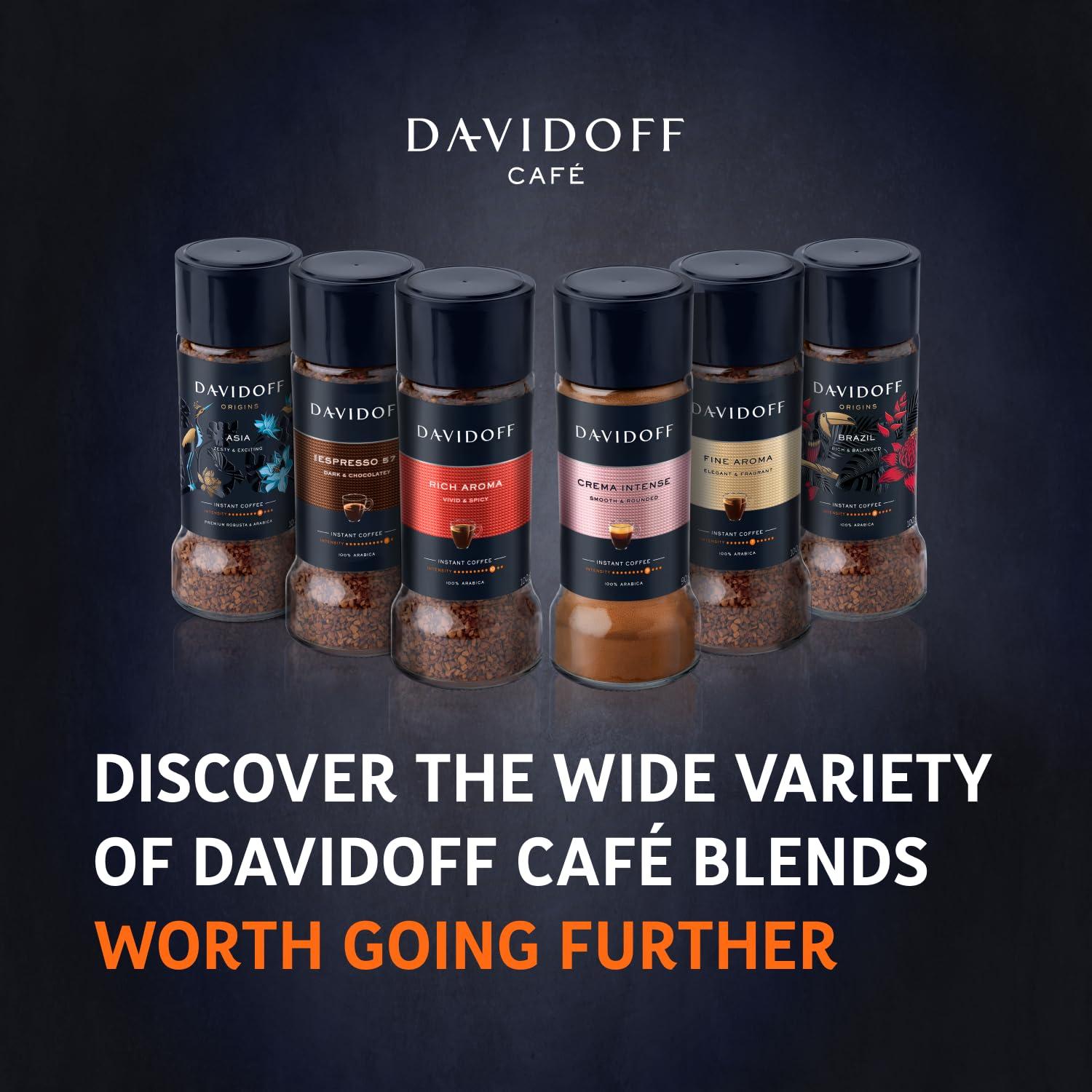 DAVIDOFF DAVIDOFF Crema Intense Instant Coffee - 9/12 Intensity - 90 g