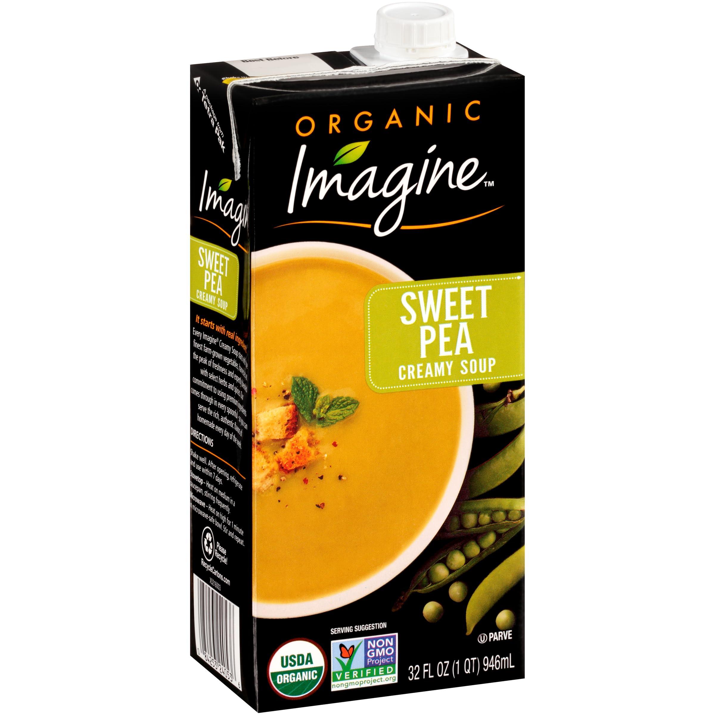 Imagine Imagine Organic Sweet Pea Creamy Soup 32 fl. Oz (Pack of 6)