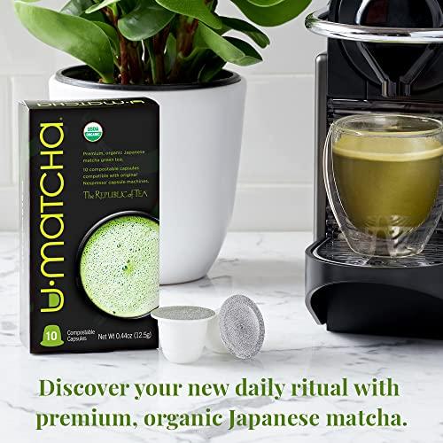 The Republic of Tea The Republic of Tea Organic UMatcha Green Tea Latte Capsule -Compatible Recyclable Pods (10 count)