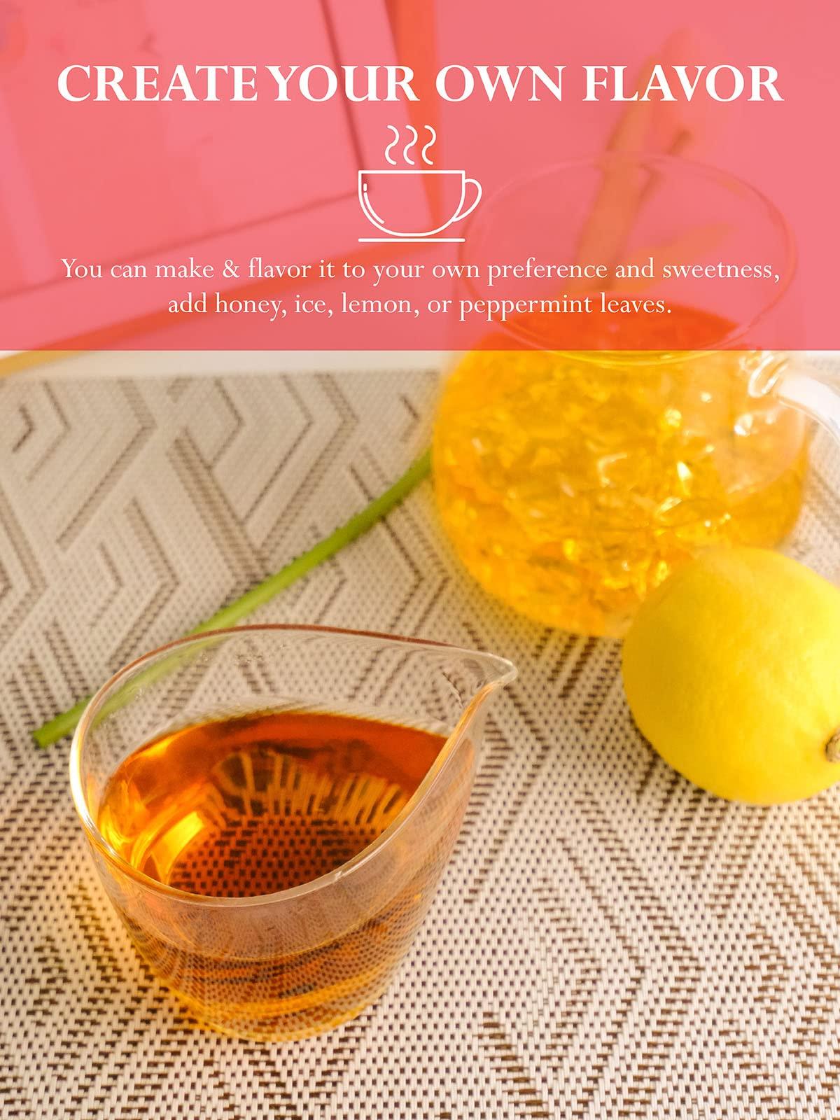 TeeLux TeeLux Lapsang Souchong Tea Bags, Premium Smoked Black Tea, Caffeinated, 100 Count Tea Bags for Hot & Iced Tea