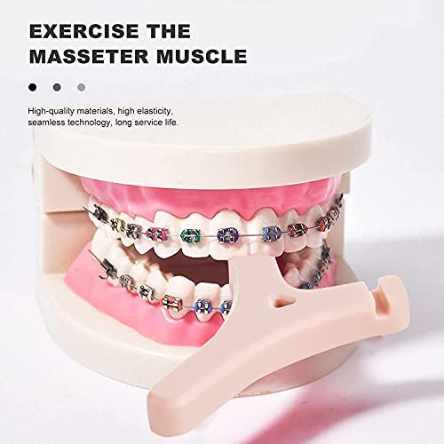 Zeenchoice Zeenchoice Orthodontic Aligner Chewies Dental Chompers Trays Seaters Multifunctional Y-shaped Orthodontics Chew for Clear or Metal Braces with Storage Case Help Correct Pink/Peach Scented flavor