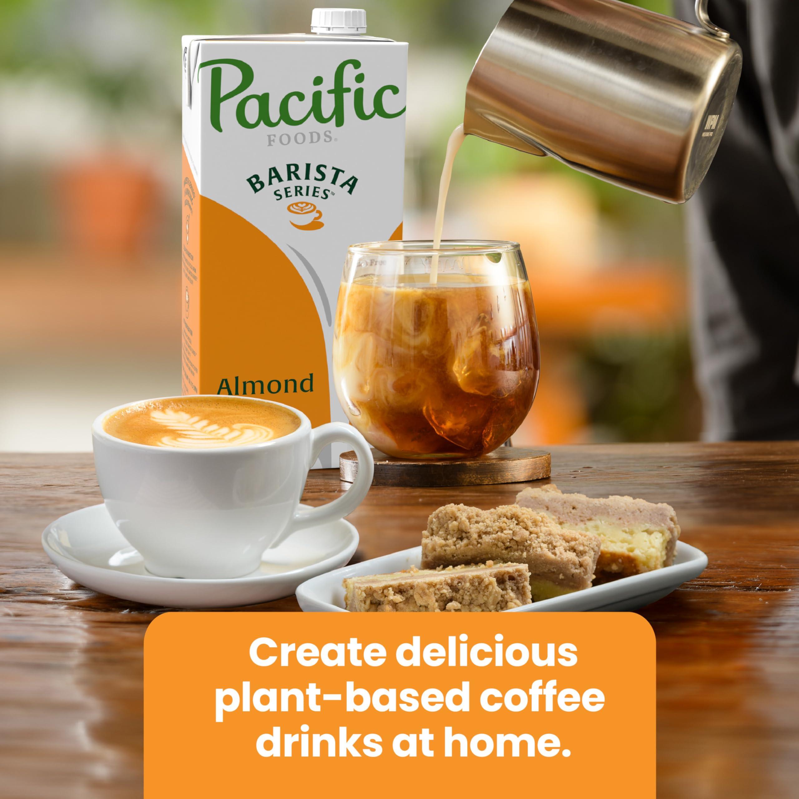 Pacific Foods Pacific Foods Barista Series Original Almond Milk, Plant Based Milk, 32 oz Carton (Pack of 4)