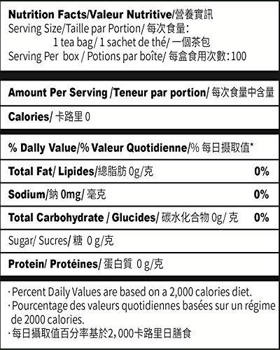 IMoZai Imozai Organic Green Tea Bags 100 Count Individually Wrapped