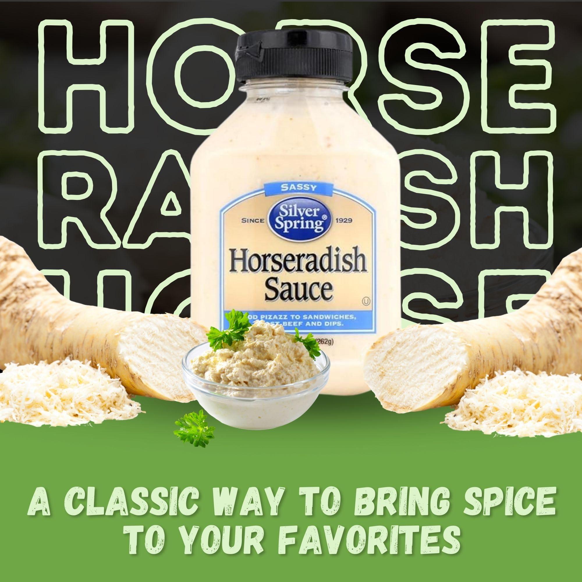 GOOD FOR MY HOME Horseradish Sauce Bundle. Includes One - 9.25 Oz Silvre String Horseradish Bottle Comes with Good for My Box, Creamy Horseradish Cream Ideal for Sandwiches, Roast Beef, and Culinary Delights.