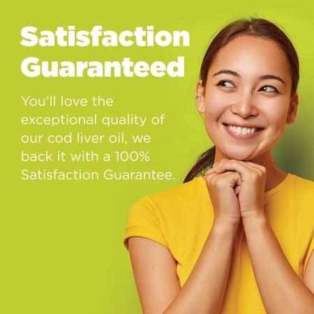 Wiley's Finest Wiley's Finest Wild Alaskan Fish Oil Cod Liver Oil - Orange Flavored Omega-3 Fish Oil Supplement - 755mg Omega-3s - 8.45 Oz (50 Servings)