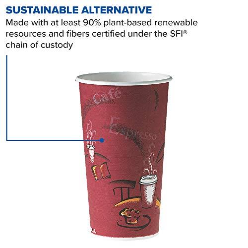SOLO Solo 420SI-0041 20 oz Bistro SSP Paper Hot Cup (Case of 600)