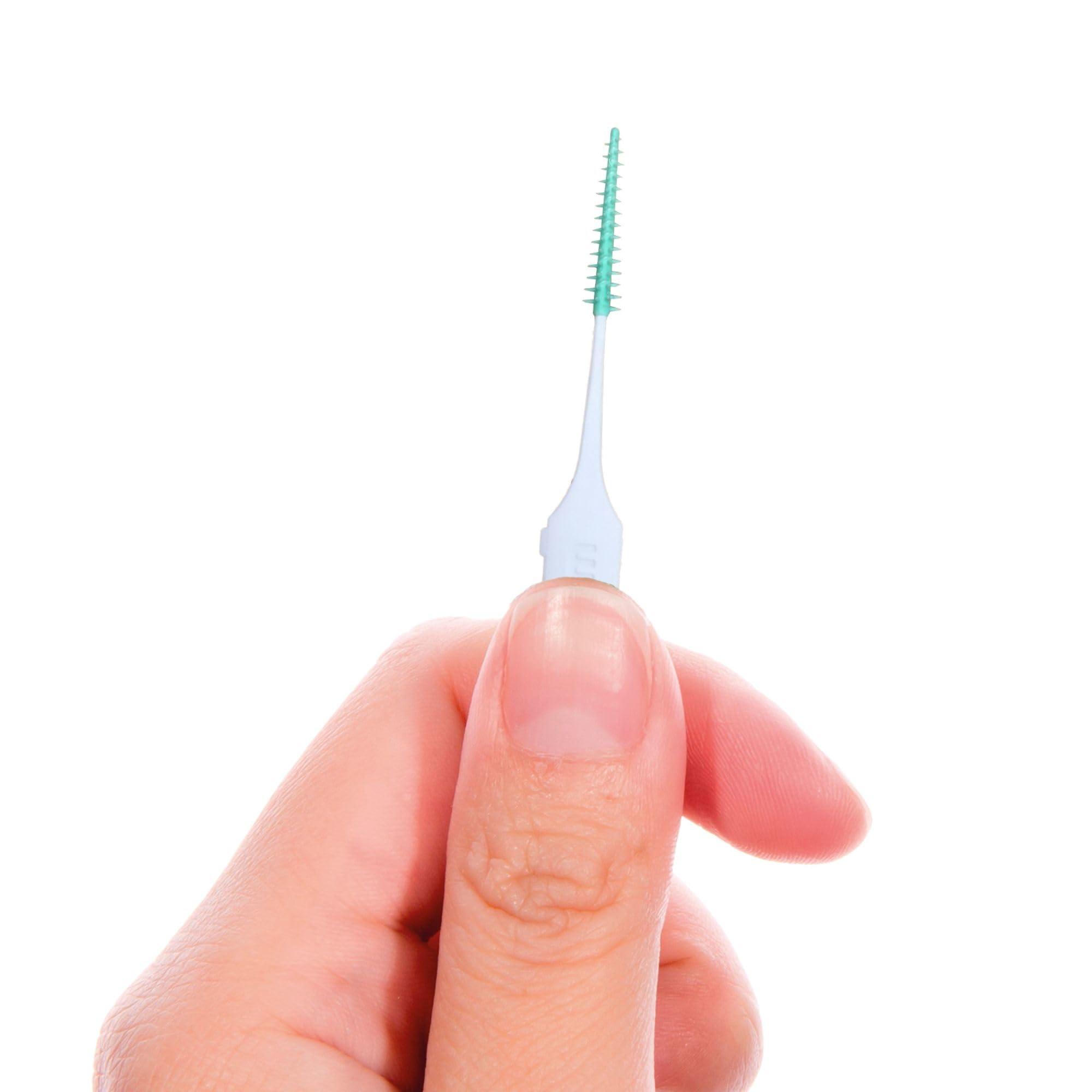 GUM GUM Soft-Picks Original, Easy to Use Dental Picks for Teeth Cleaning and Gum Health, Disposable Interdental Brushes with Convenient Carry Case, Dentist Recommended Dental Floss Picks, 50ct