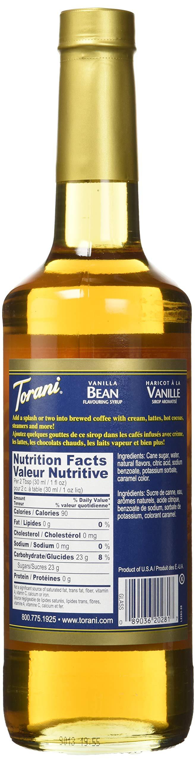 Torani vanilla Bean 25.4 Ounce