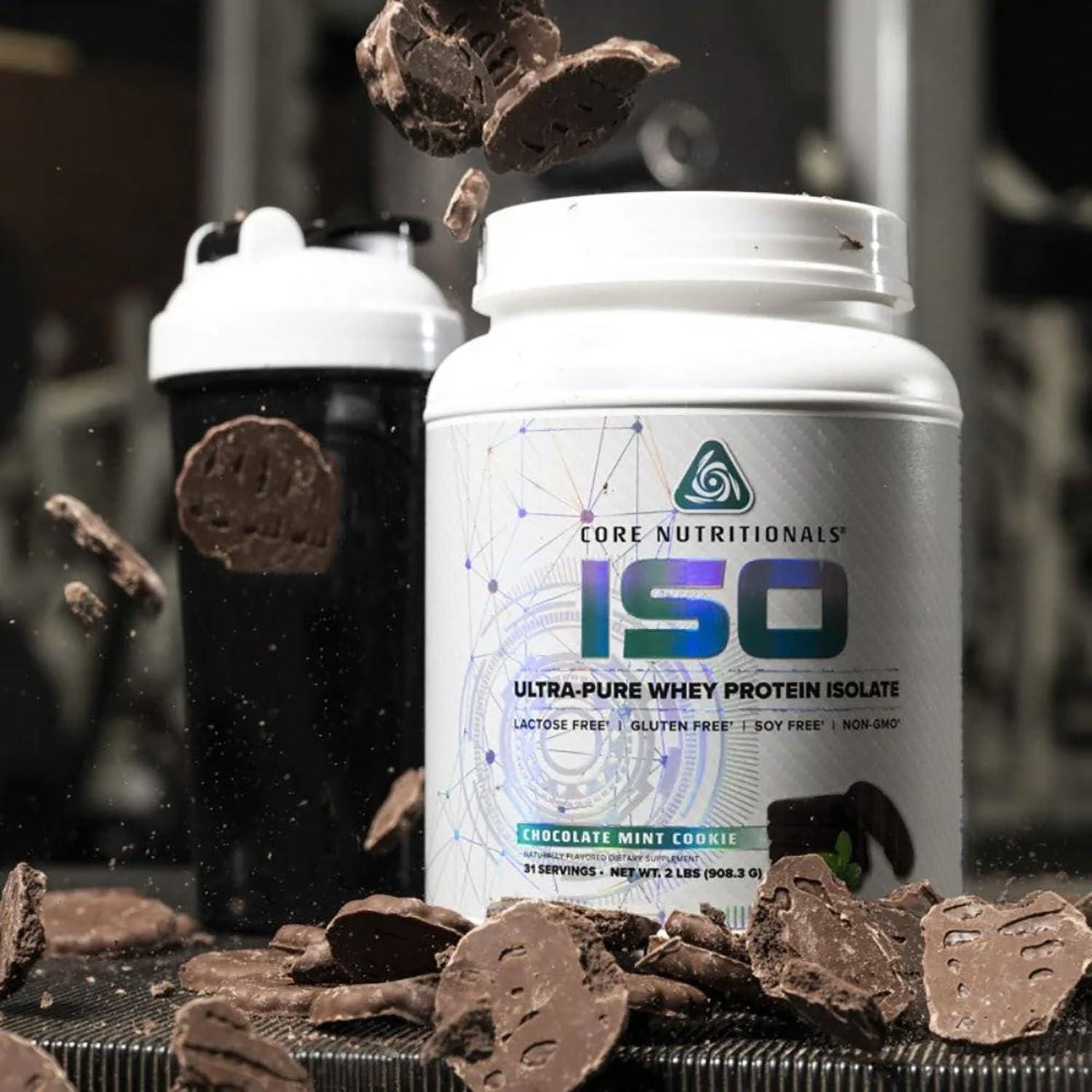 Core Nutritionals Core Nutritionals ISO, 100% Micro Filtered, Zero Artificial Fillers, 25g Whey Protein Isolate, 32 Servings (Mint Cookie)