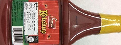 Lieber's Lieber's No High Fructose Corn Syrup Ketchup 24 Oz. Pk Of 6.