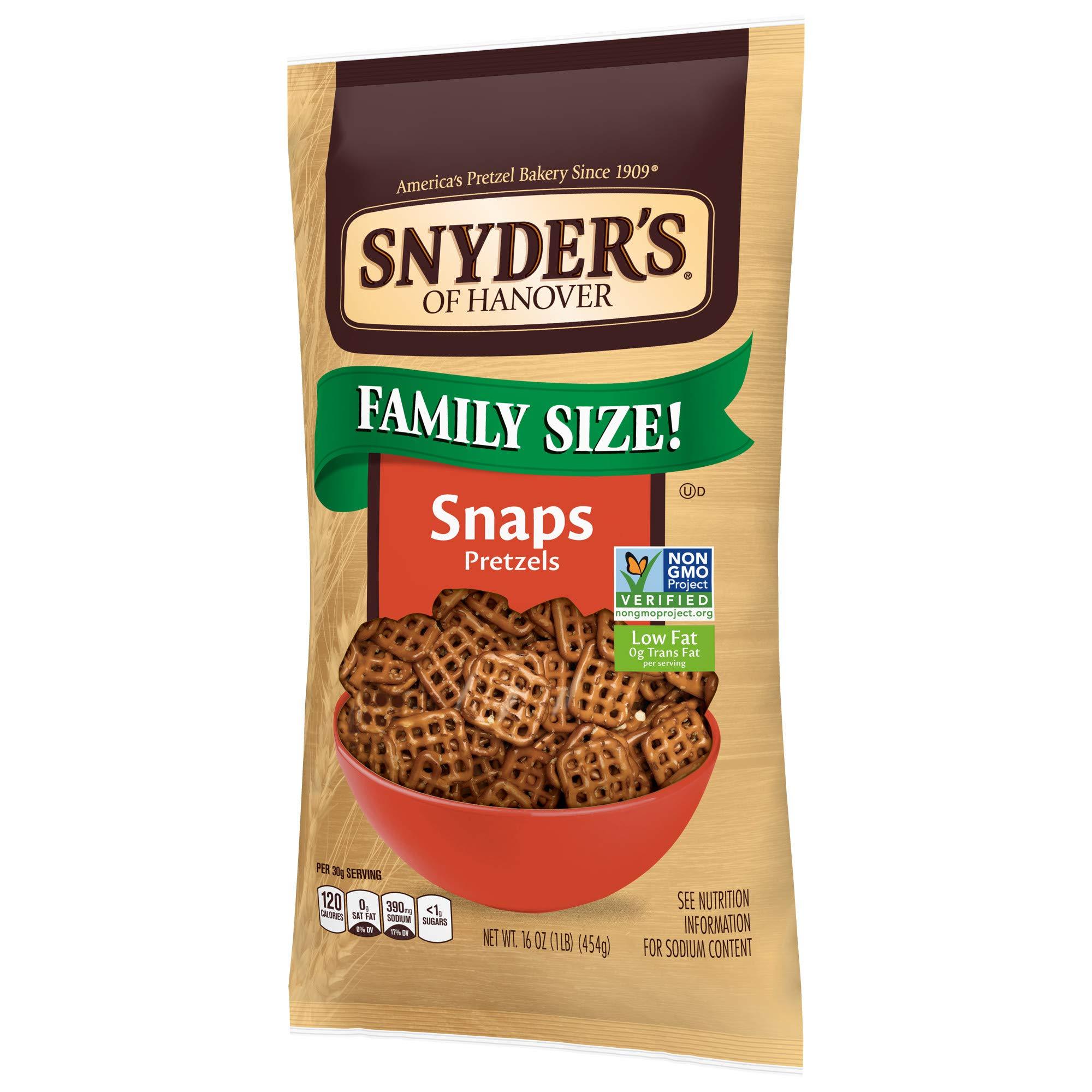 Snyder's of Hanover Snyder's Pretzel Snaps 16oz (Pack of 2)