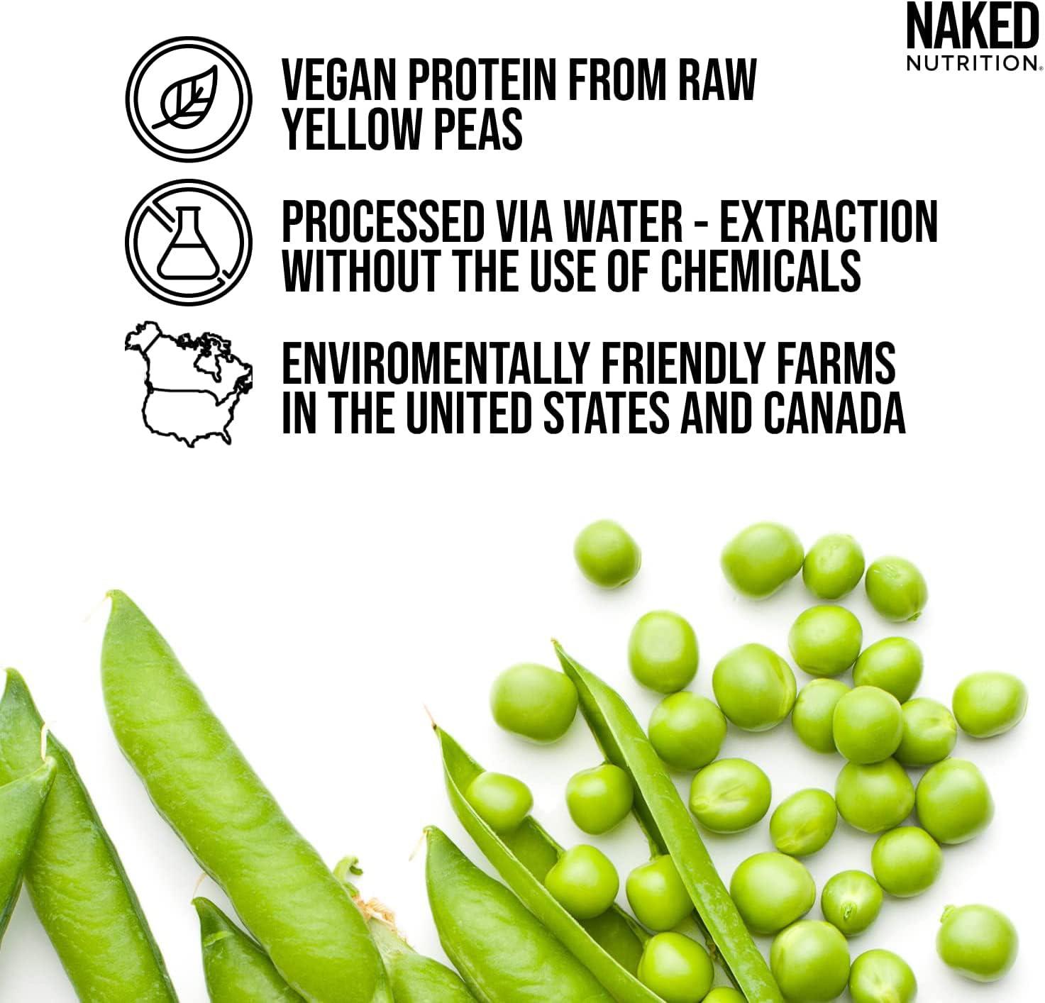 NAKED Naked Shake - Chocolate Coconut Almond Protein Powder - Flavored Plant Based Protein from US & Canadian Farms with MCT Oil, Gluten-Free, Soy-Free, No GMOs or Artificial Sweeteners - 30 Servings