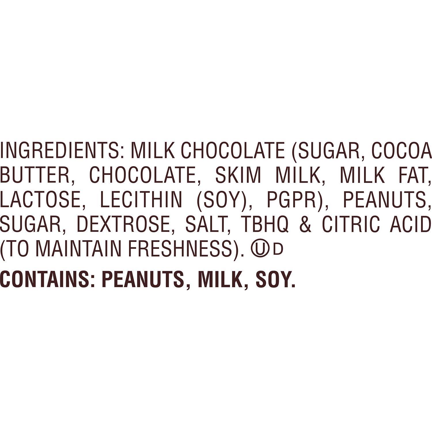 Reese's REESE\'S BUNNY Milk Chocolate Peanut Butter, Easter Candy Gift Box, 1 lb